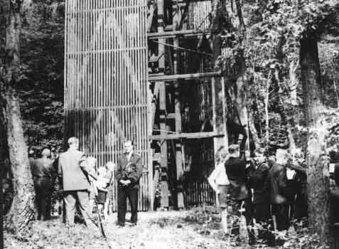 Ständchen am Aussichtsturm 1964